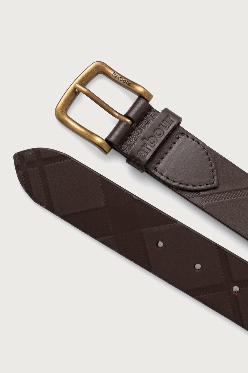 Barbour  колан мъжки от кожа