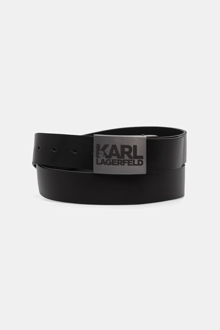 Karl Lagerfeld pasek męski skórzany
