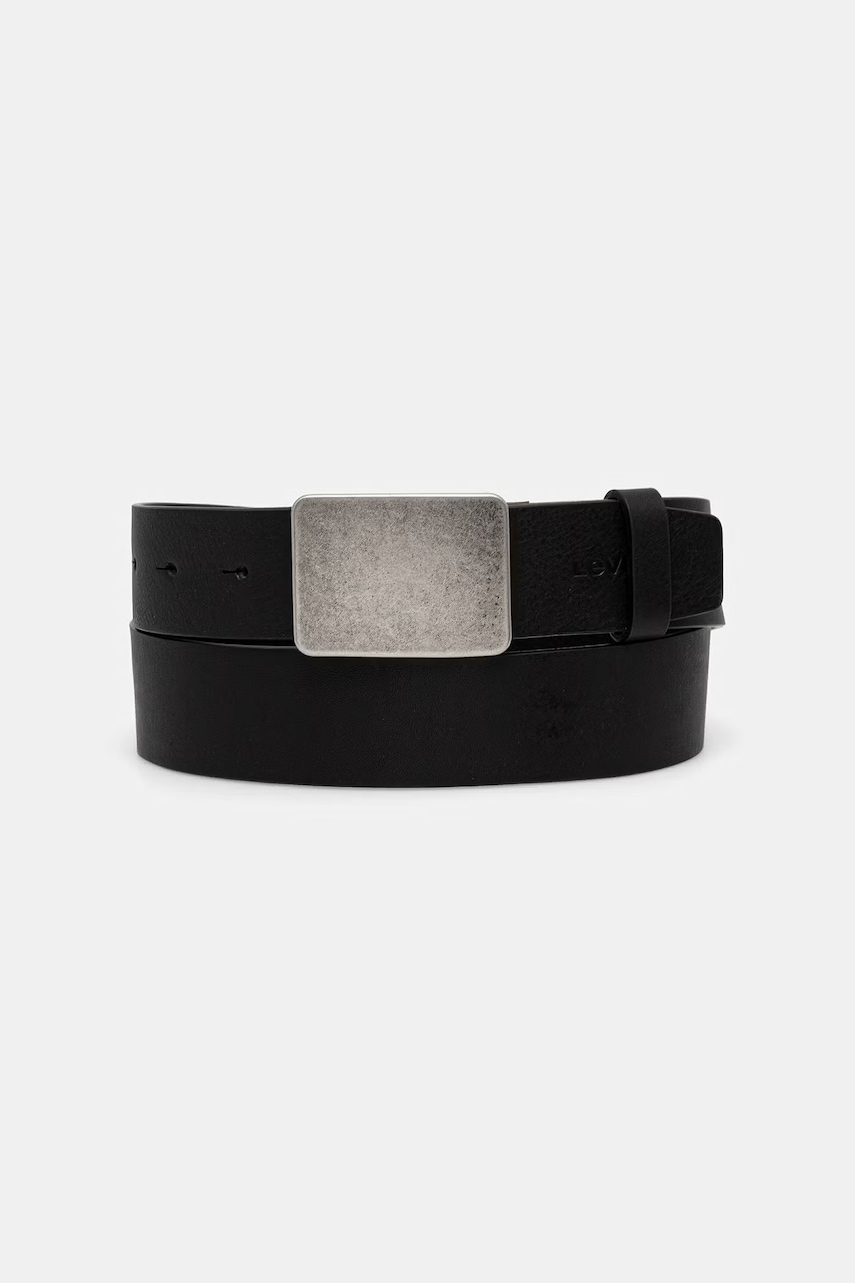 Levi's ζώνη ανδρική δερμάτινη RYDER PLAQUE BUCKLE