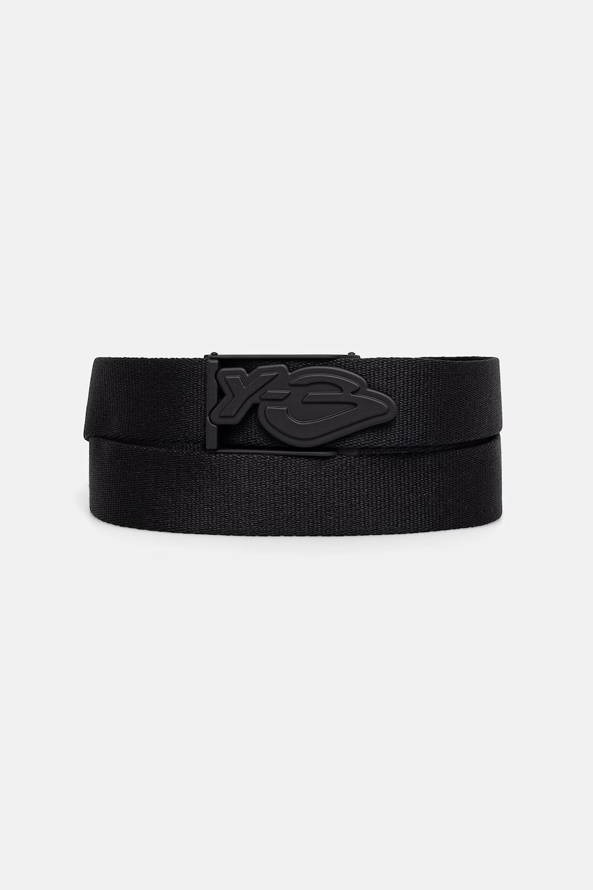 Y-3 LOGO BELT pasek pleciony męski