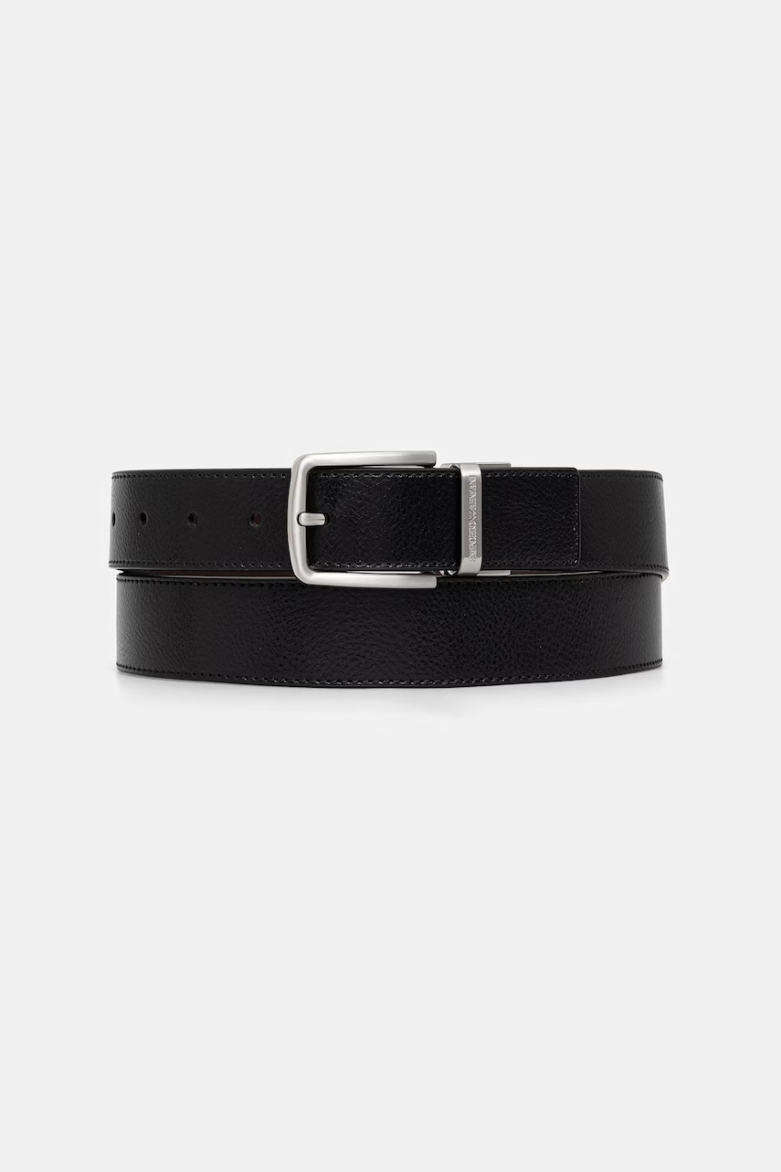 Emporio Armani curea reversibilă pentru bărbați din piele