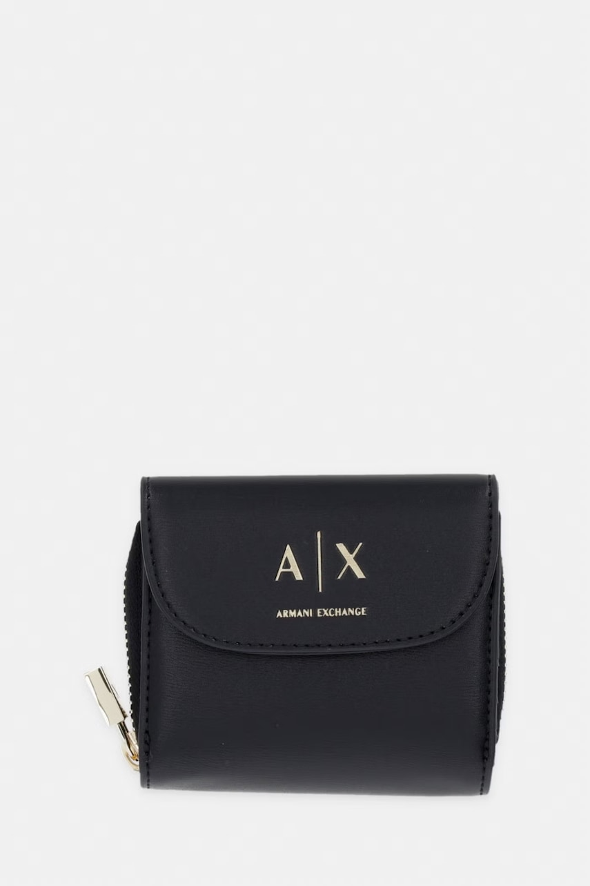 Armani Exchange portfel damski z imitacji skóry
