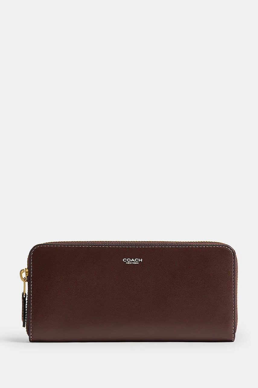 Coach portofel pentru femei din piele Accordion Zip