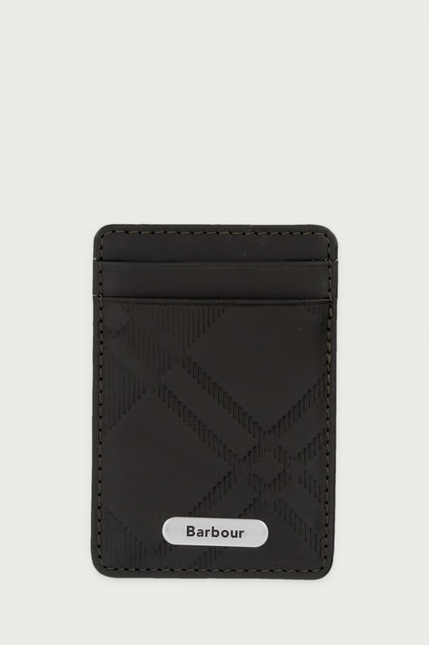 Barbour  puzdro na karty pánske kožené