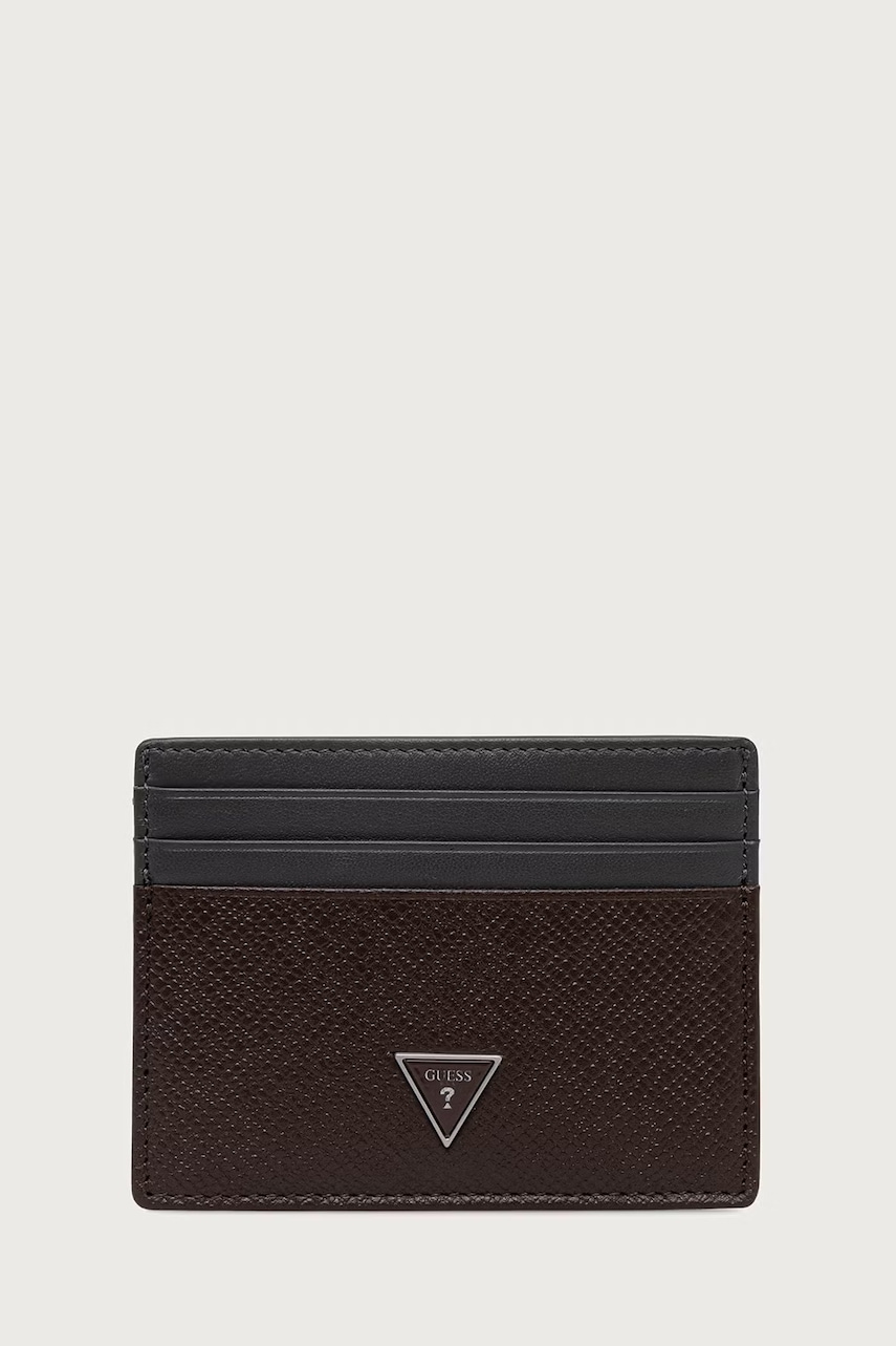 Guess etui na karty męskie skórzane MILANO