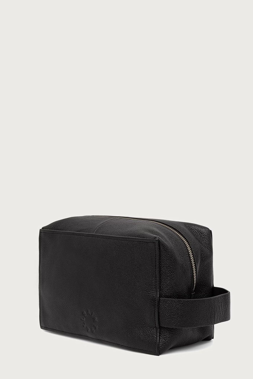 AllSaints  козметична чанта мъжка от кожа HAVEN LTHR WASHBAG