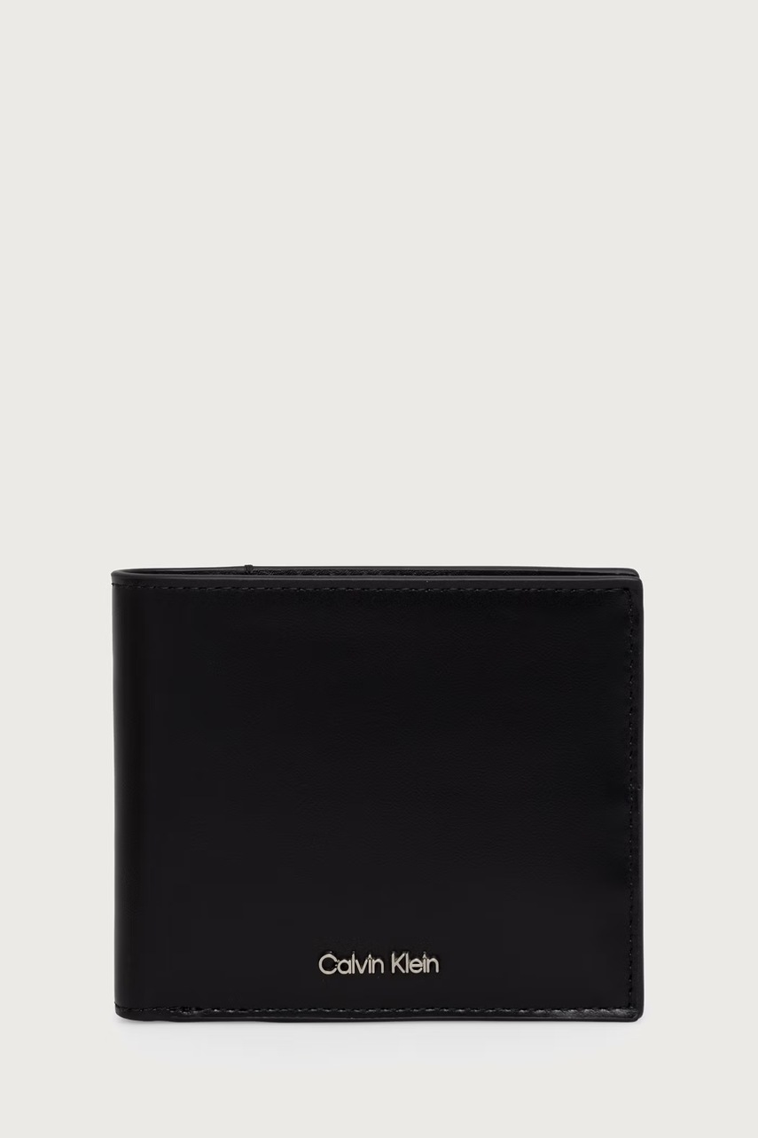 Calvin Klein  комплект портфейл и ключодържател мъжки от кожа