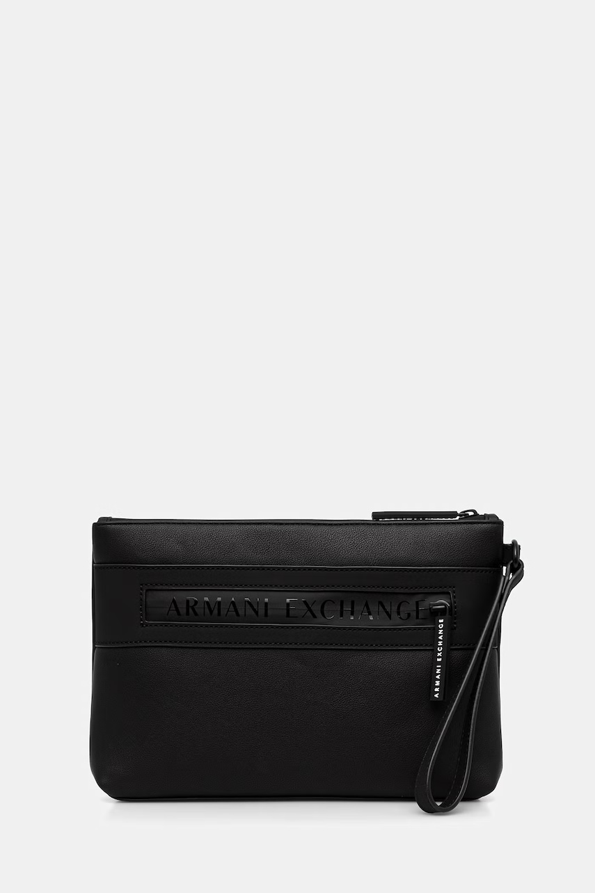 Armani Exchange geantă mică pentru bărbați cu imitație de piele