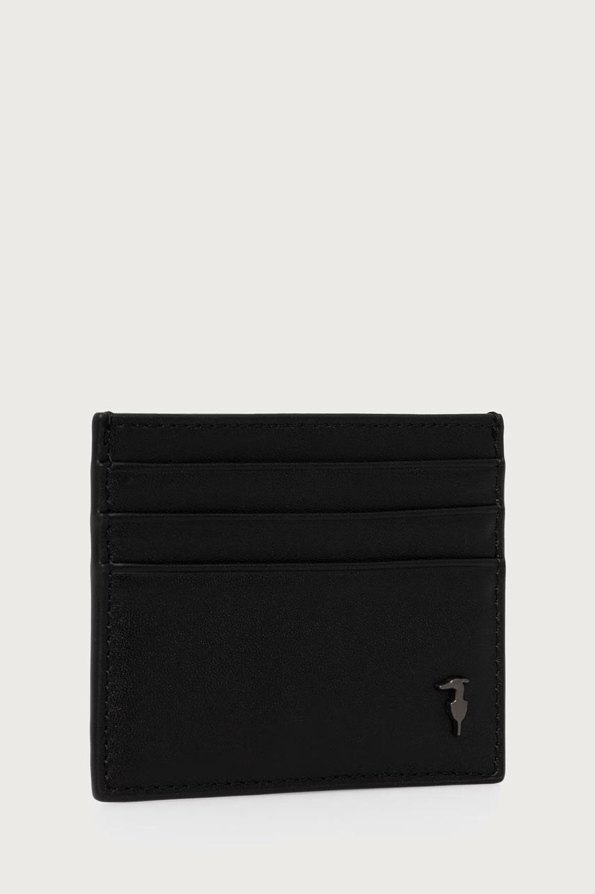 Trussardi  калъф за карти мъжки от кожа