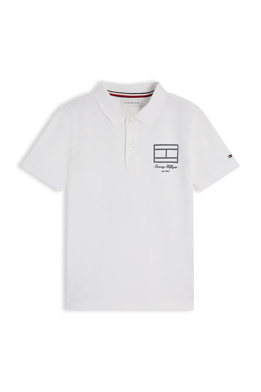Tommy Hilfiger polo tričko detské s bavlnou