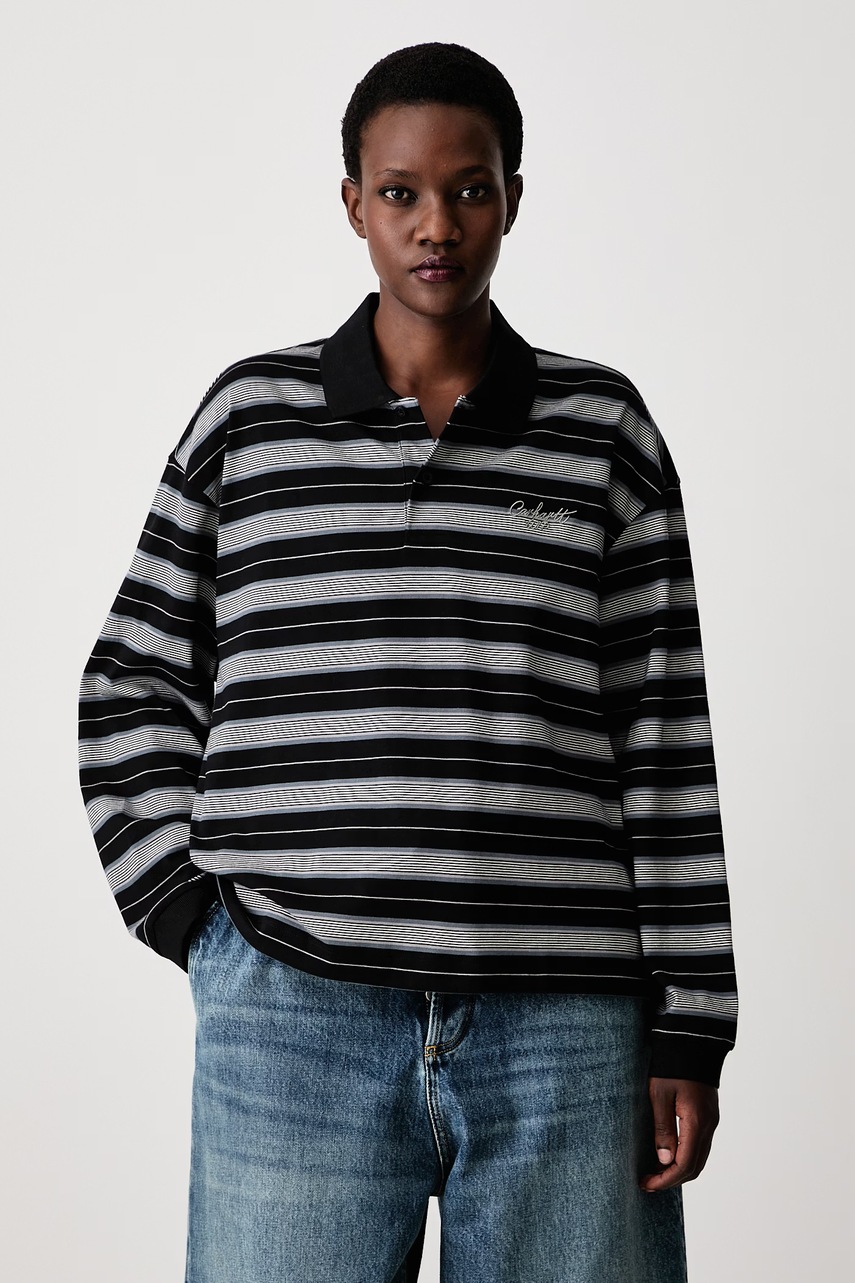 Carhartt WIP  longsleeve pentru femei din bumbac Bronson Polo