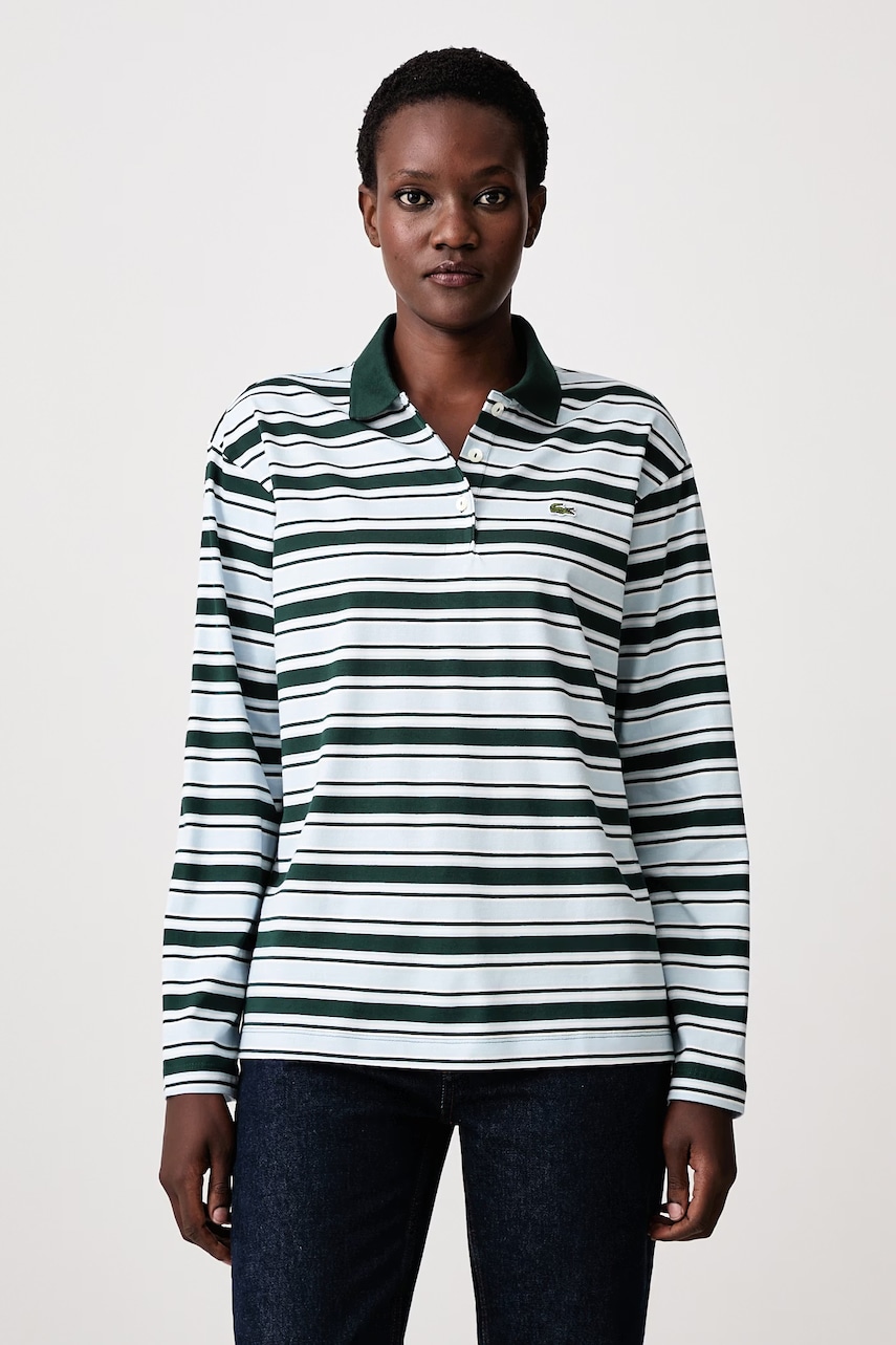 Lacoste  longsleeve din bumbac pentru femei