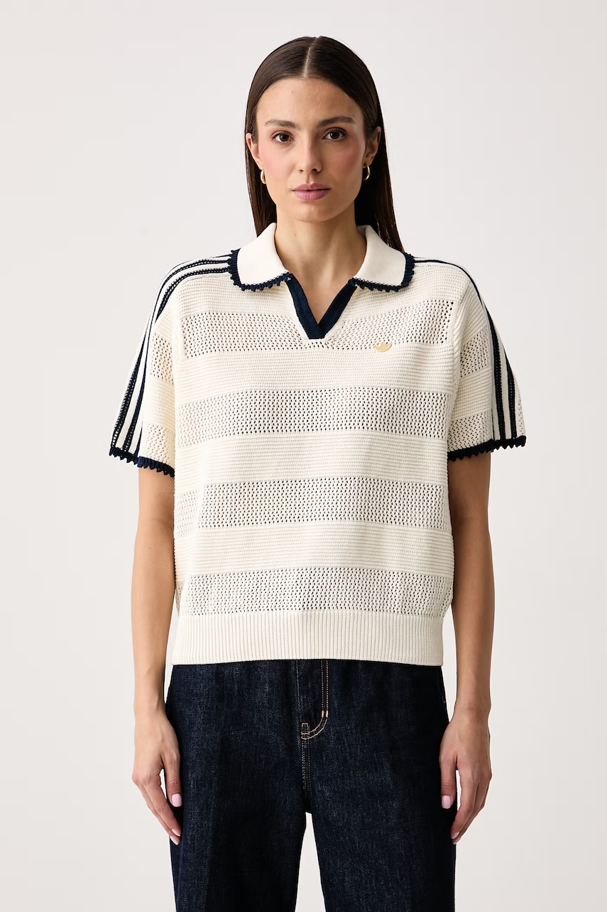 adidas Originals polo majica za žene od pamuka Resort