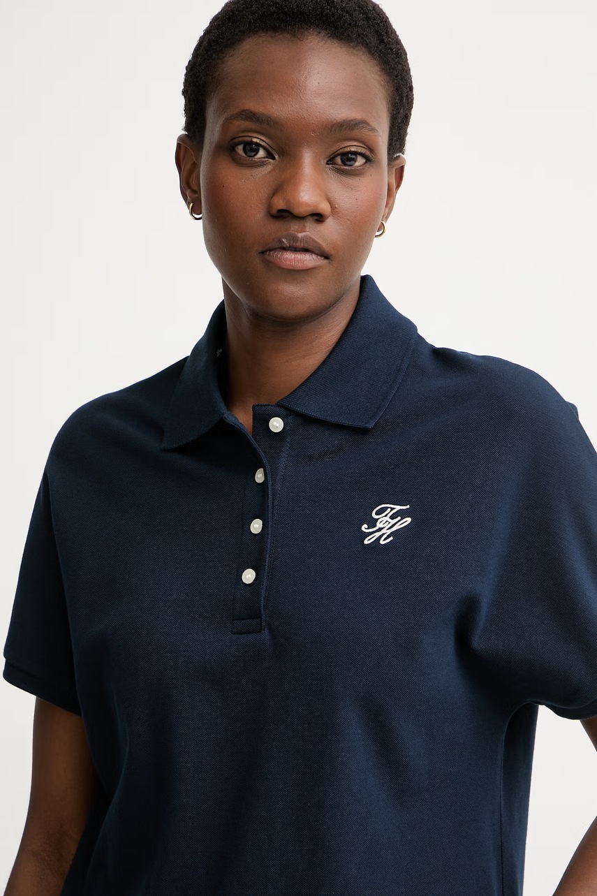 Tommy Hilfiger polo tričko dámske s bavlnou