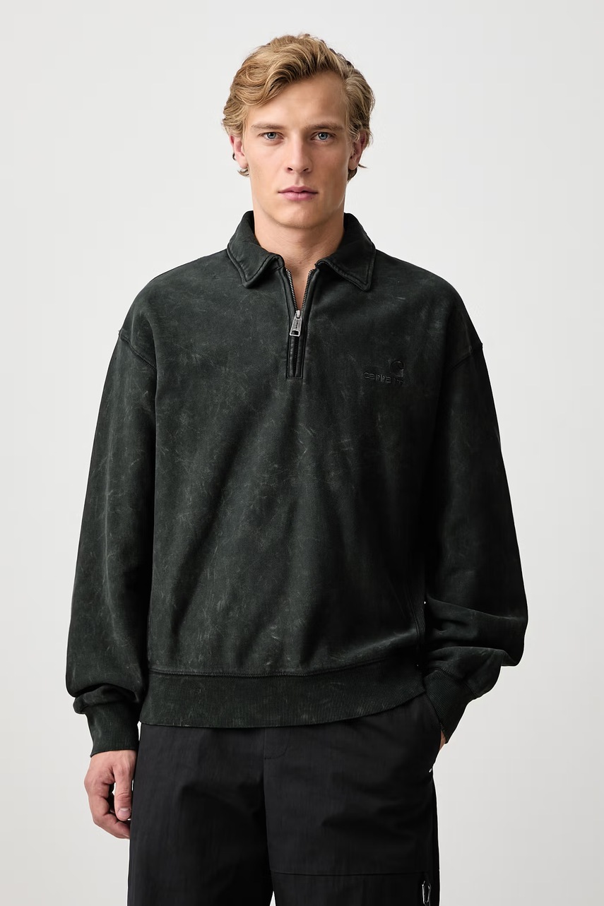 Carhartt WIP  Lambert Polo Sweat bluza bawełniana męska