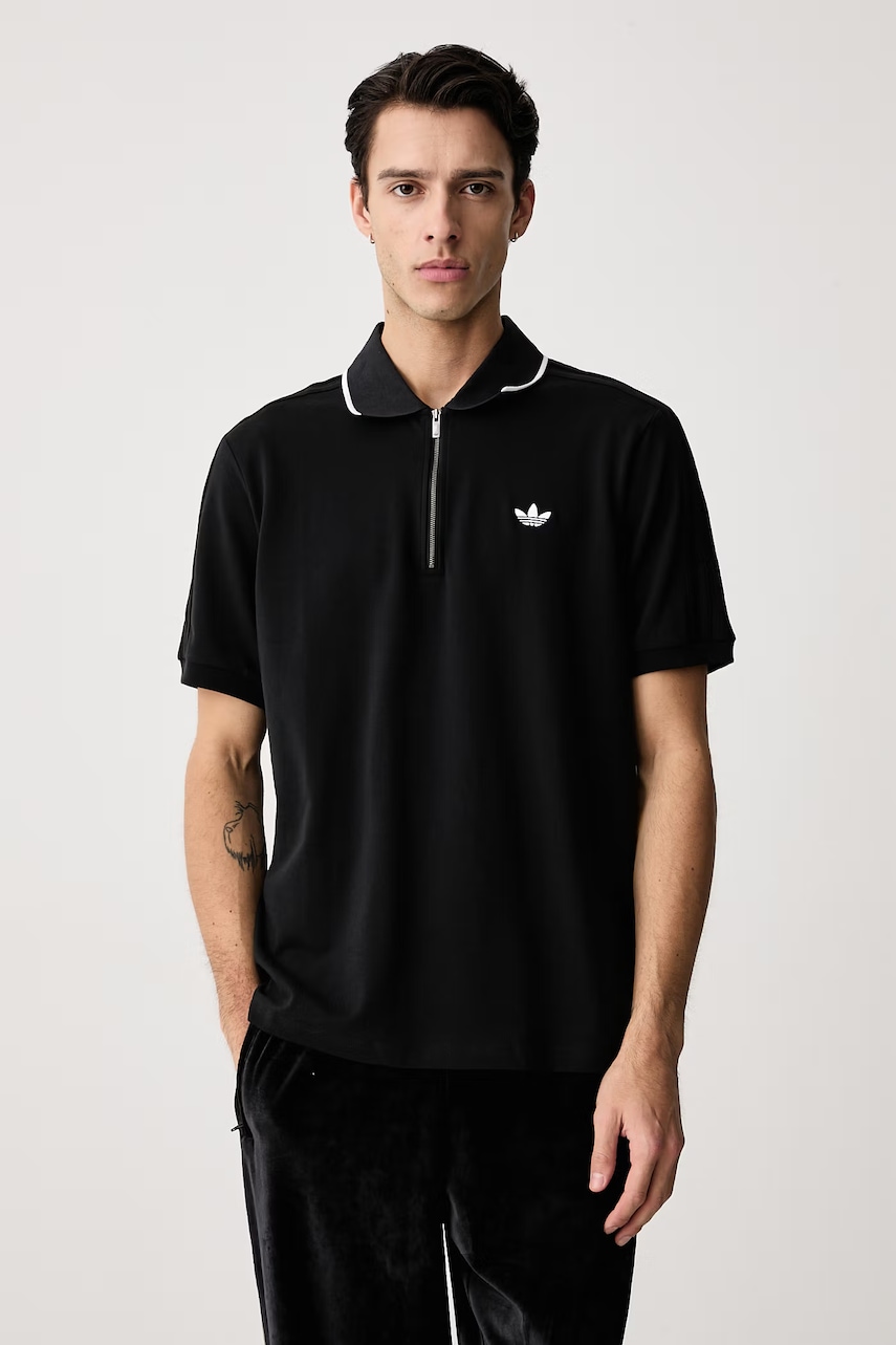 adidas Originals polo majica za muškarce od pamuka s elastanom