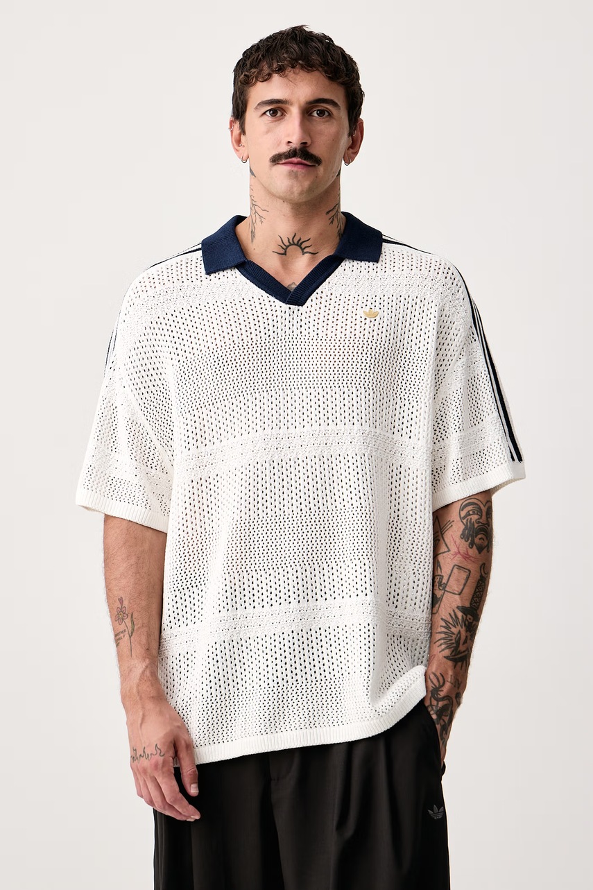 adidas Originals  úpletové polo tričko pánske Resort
