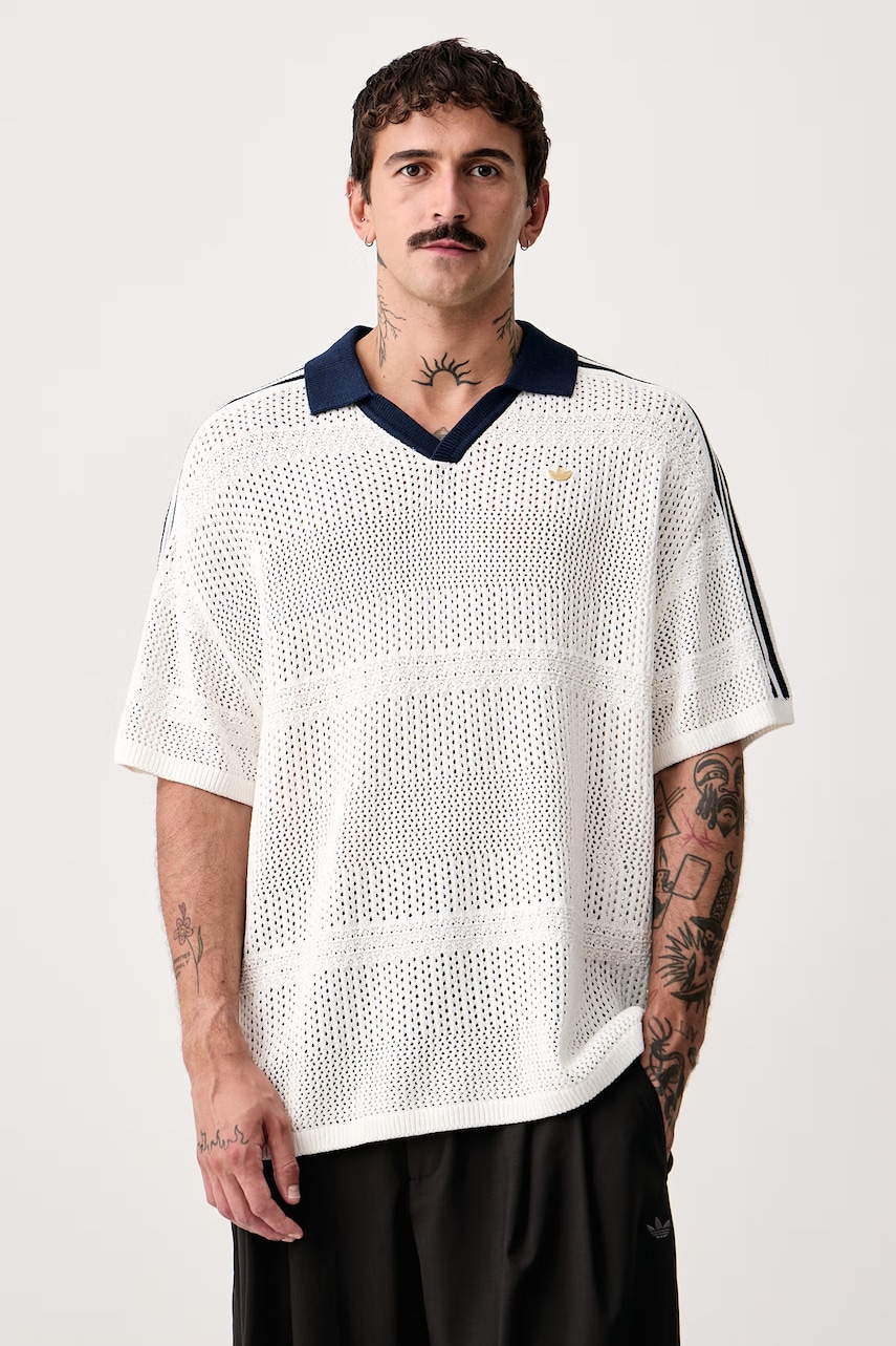 adidas Originals pletena polo majica za muškarce Resort