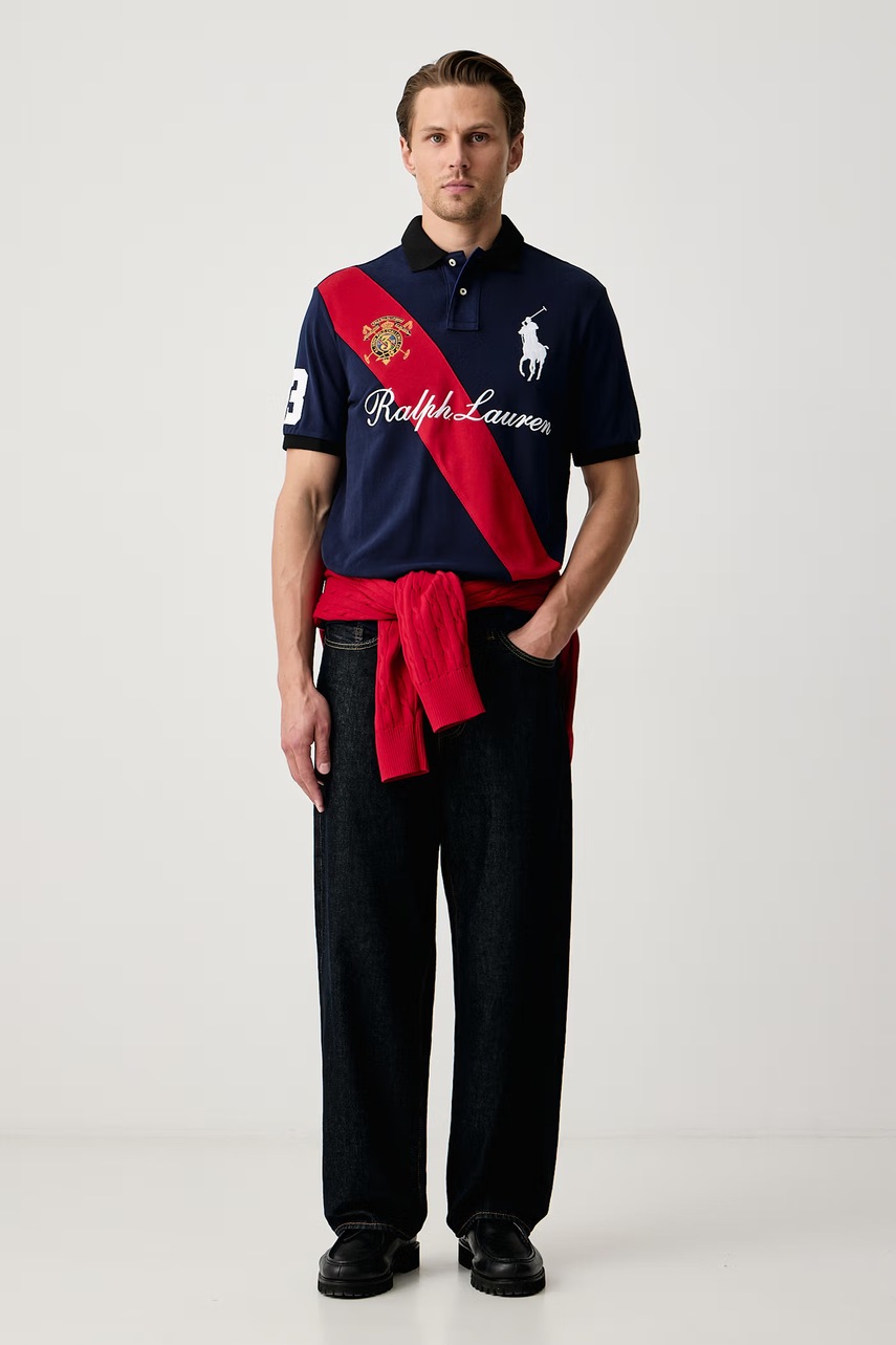 Polo Ralph Lauren  тениска с яка мъжка от памук