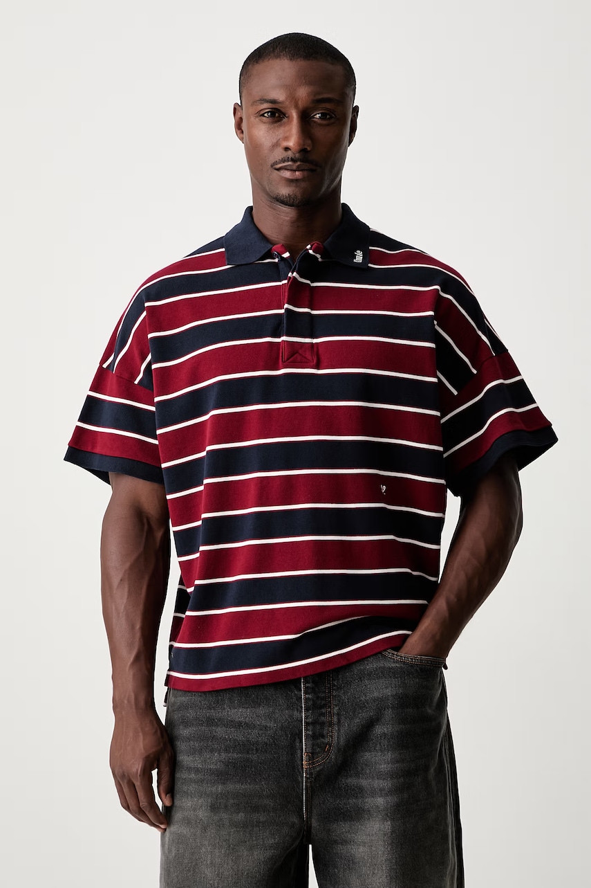RHUDE polo bawełniane męskie