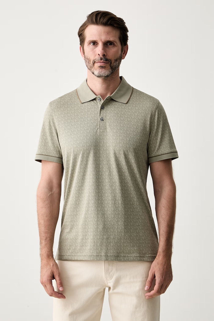 Michael Kors polo męskie z bawełną