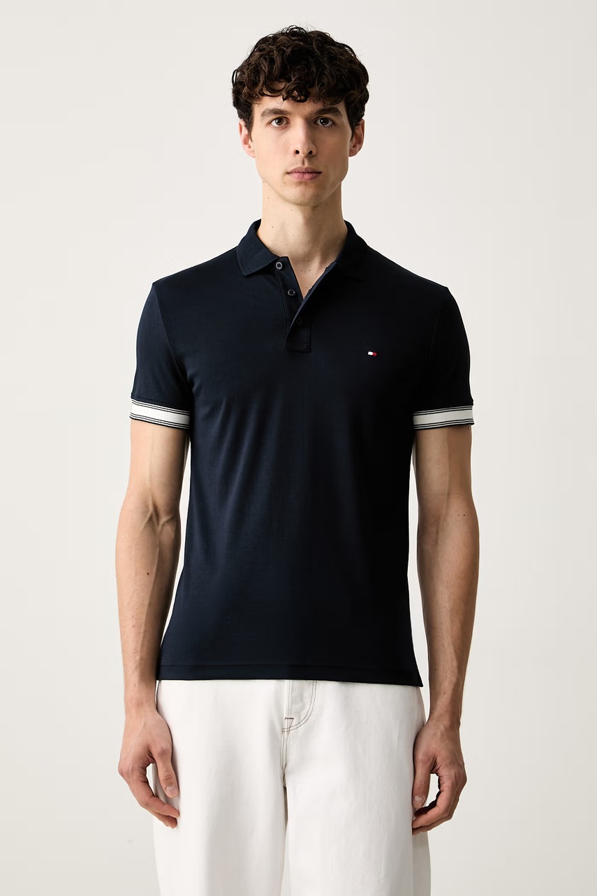 Tommy Hilfiger polo pentru bărbați din bumbac
