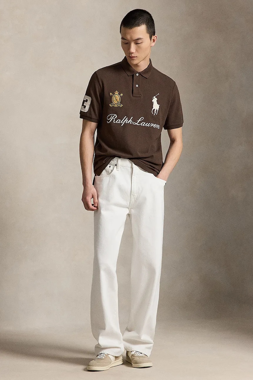 Polo Ralph Lauren polo tričko pánske bavlnené