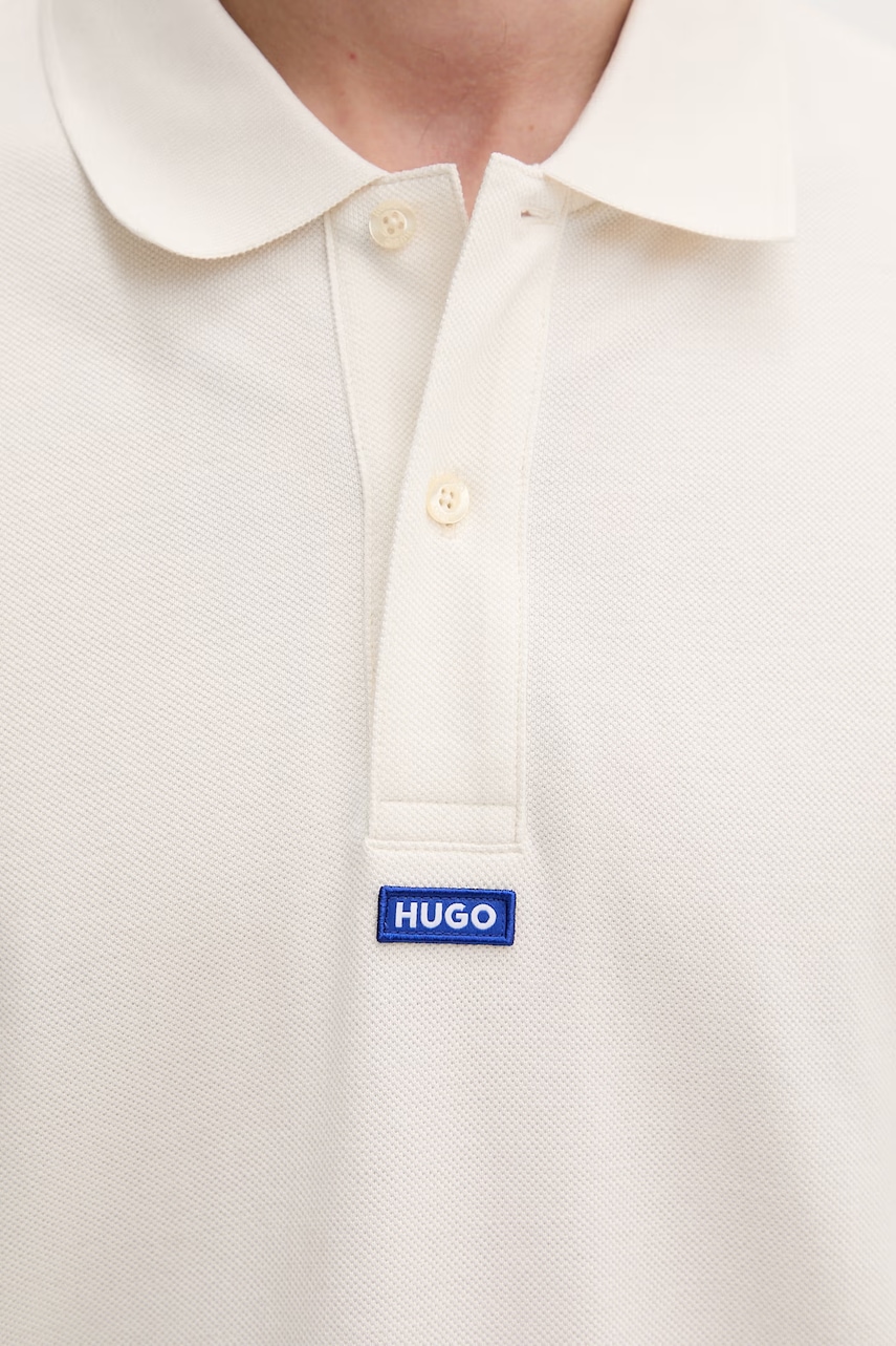 HUGO Blue polo tričko pánske bavlnené Nolitos