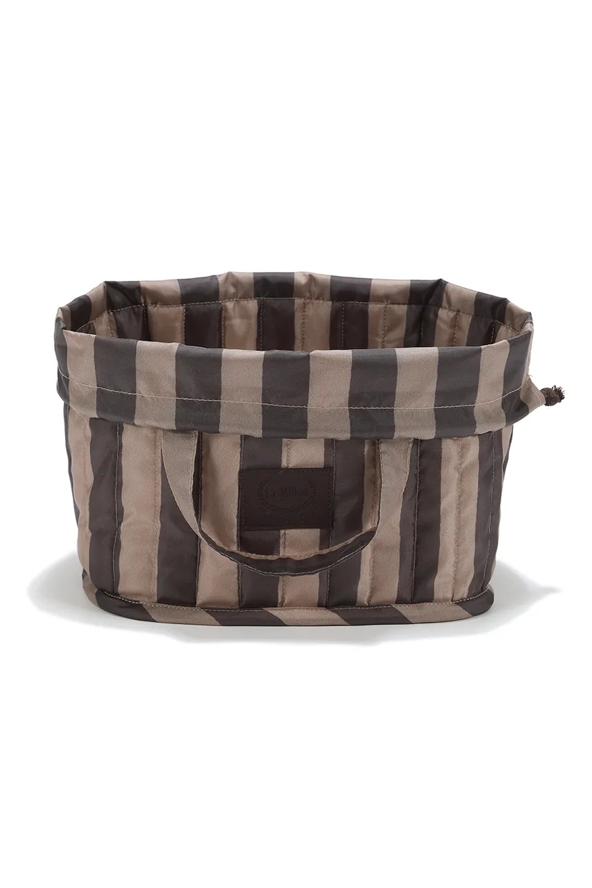 La Millou  преносим органайзер за бебе STRIPES BROWN