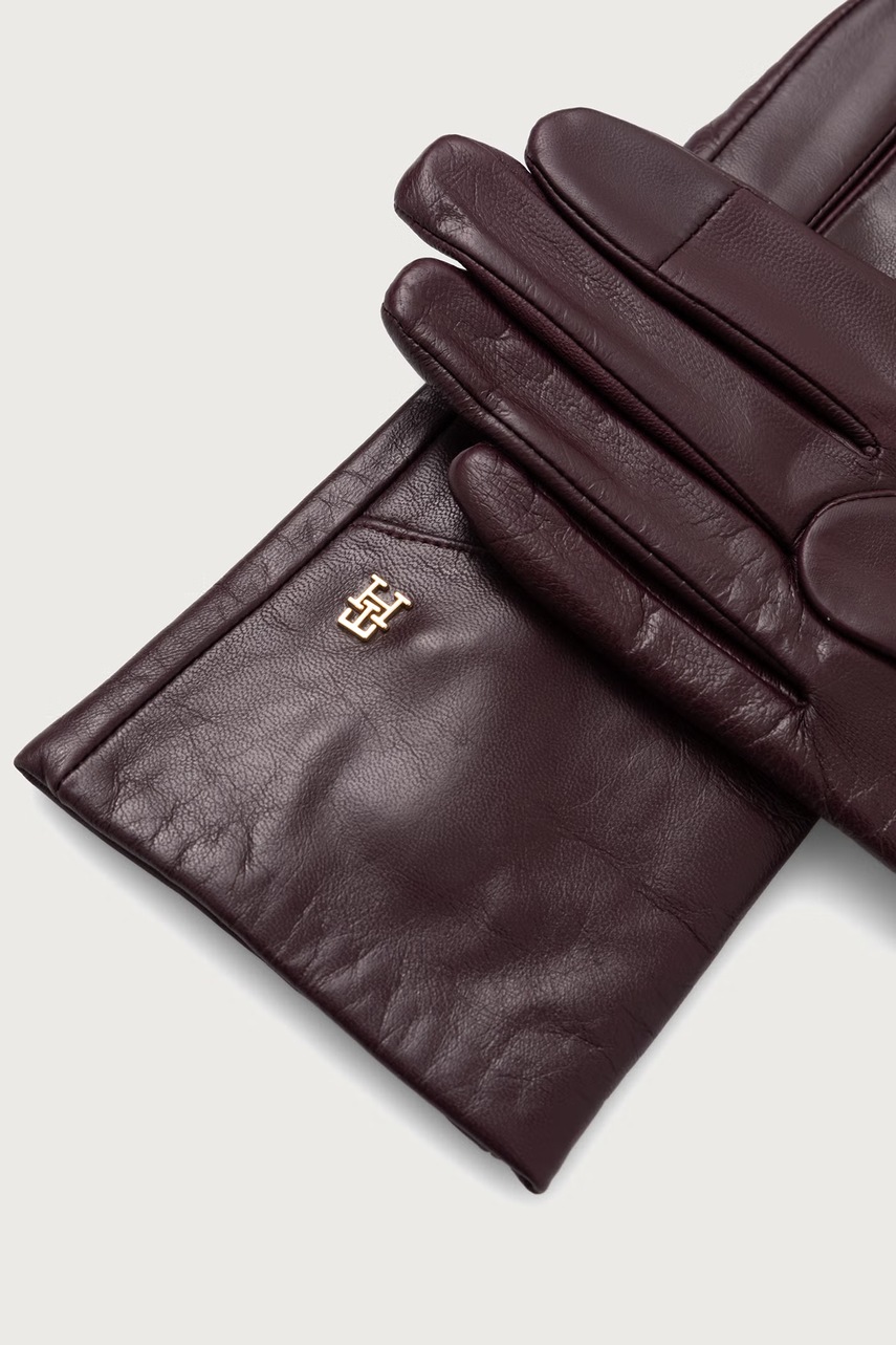 Tommy Hilfiger  ръкавици дамски от кожа