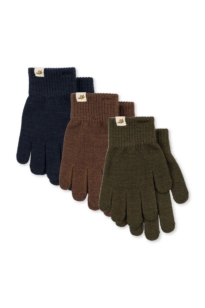 Konges Sløjd  rukavice detské 3 PACK FILLA GLOVES
