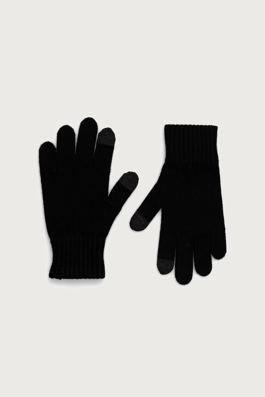 BOSS  rukavice pánske s prímesou vlny Falco_Gloves