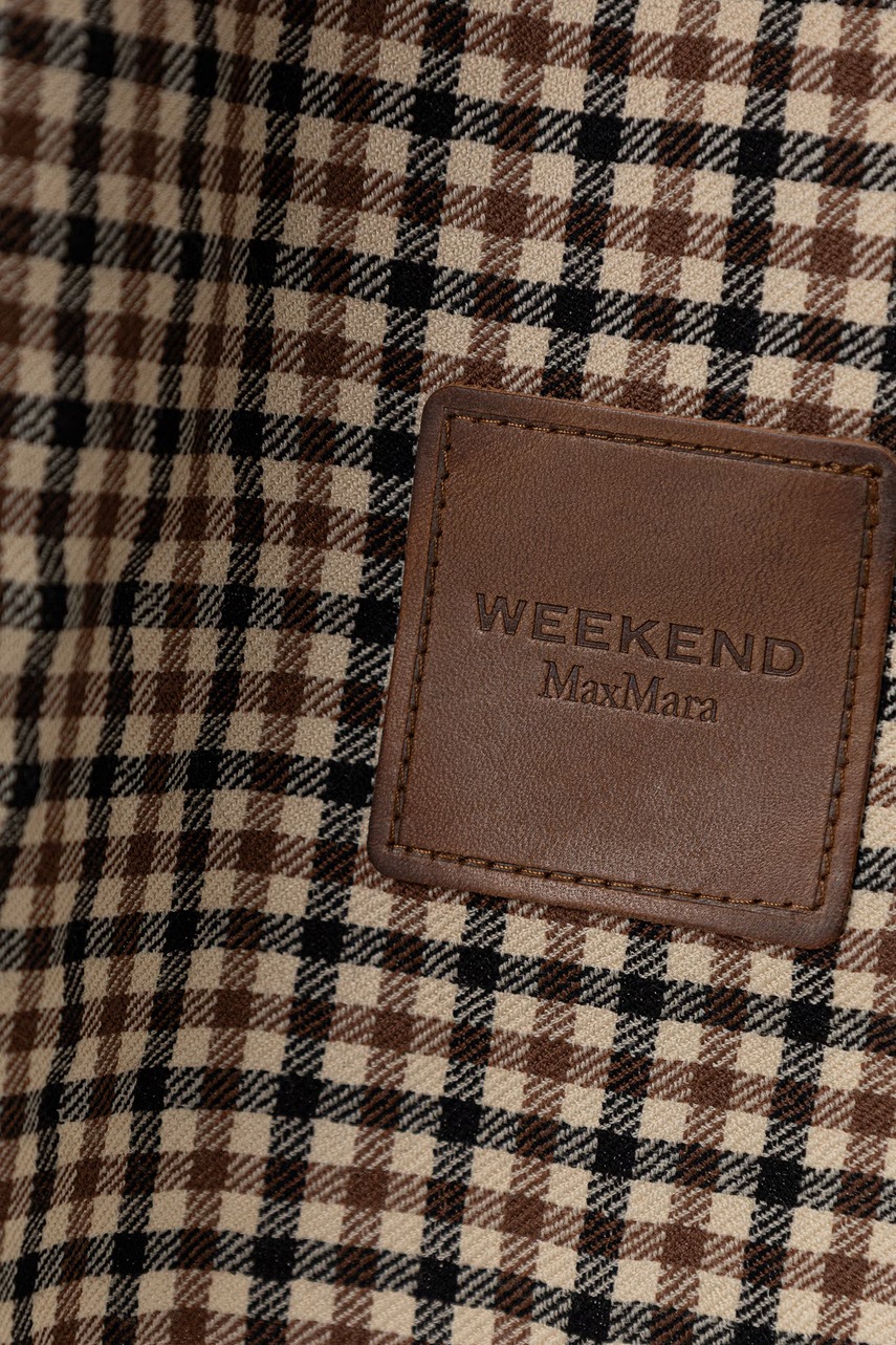 Weekend Max Mara  зимен шал дамски от вълна WKAQUANTUM