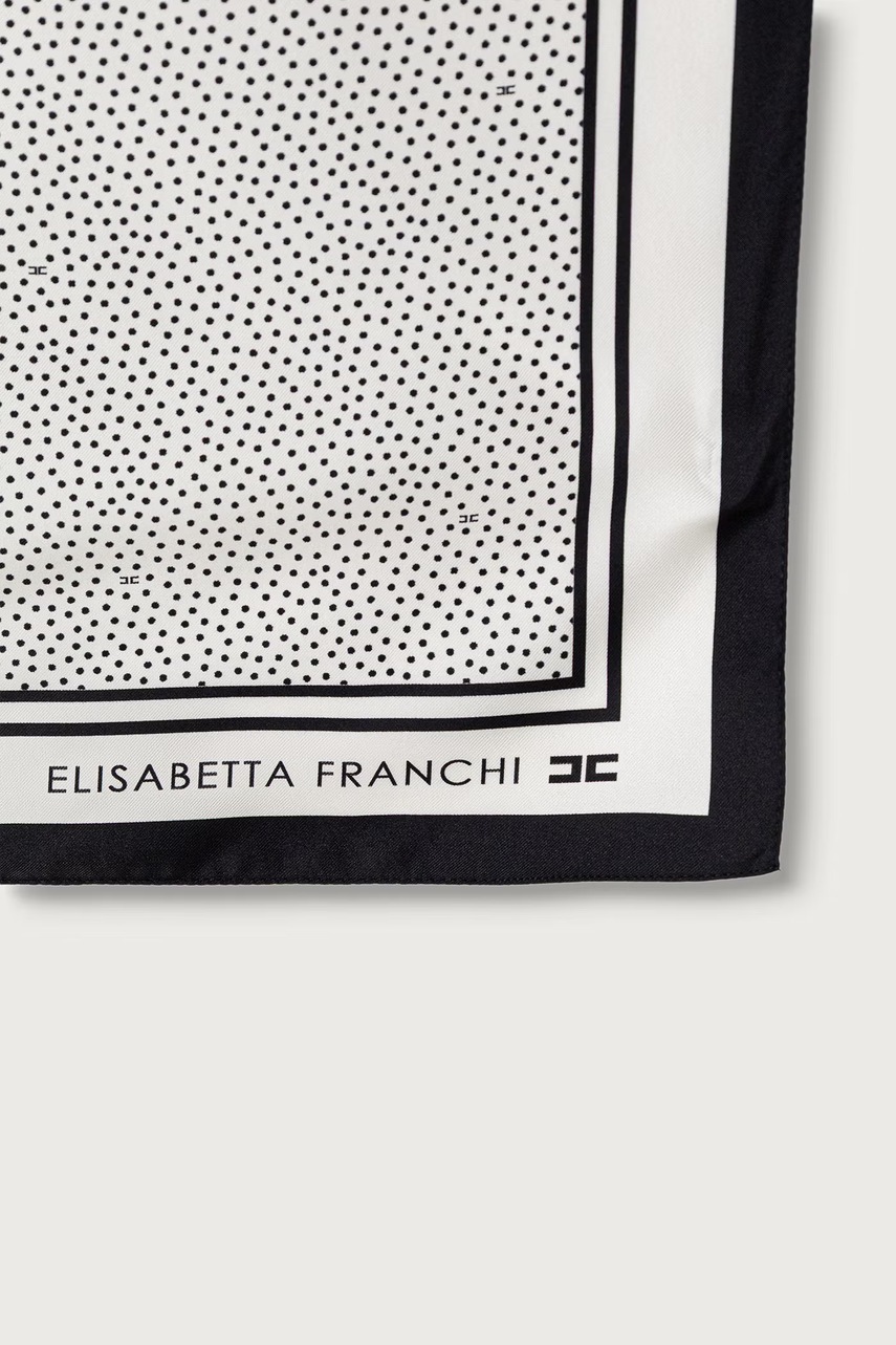 Elisabetta Franchi  шалче дамско от коприна