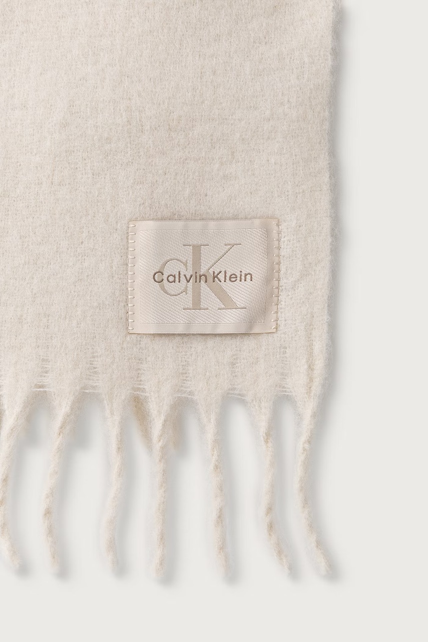 Calvin Klein  шал дамски с вълна