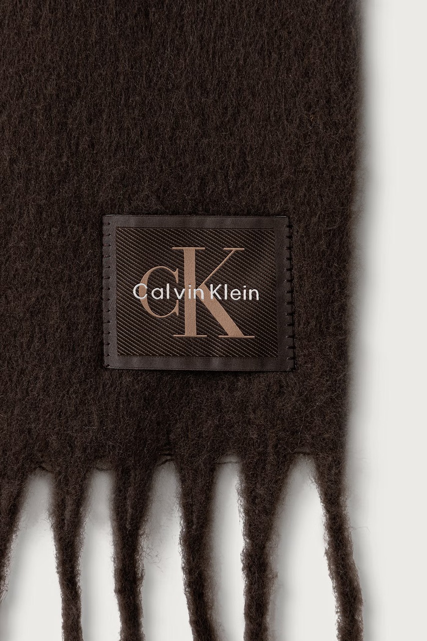 Calvin Klein  шал дамски с вълна