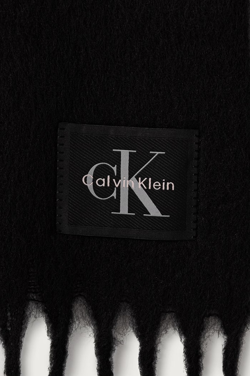 Calvin Klein  шал дамски с вълна