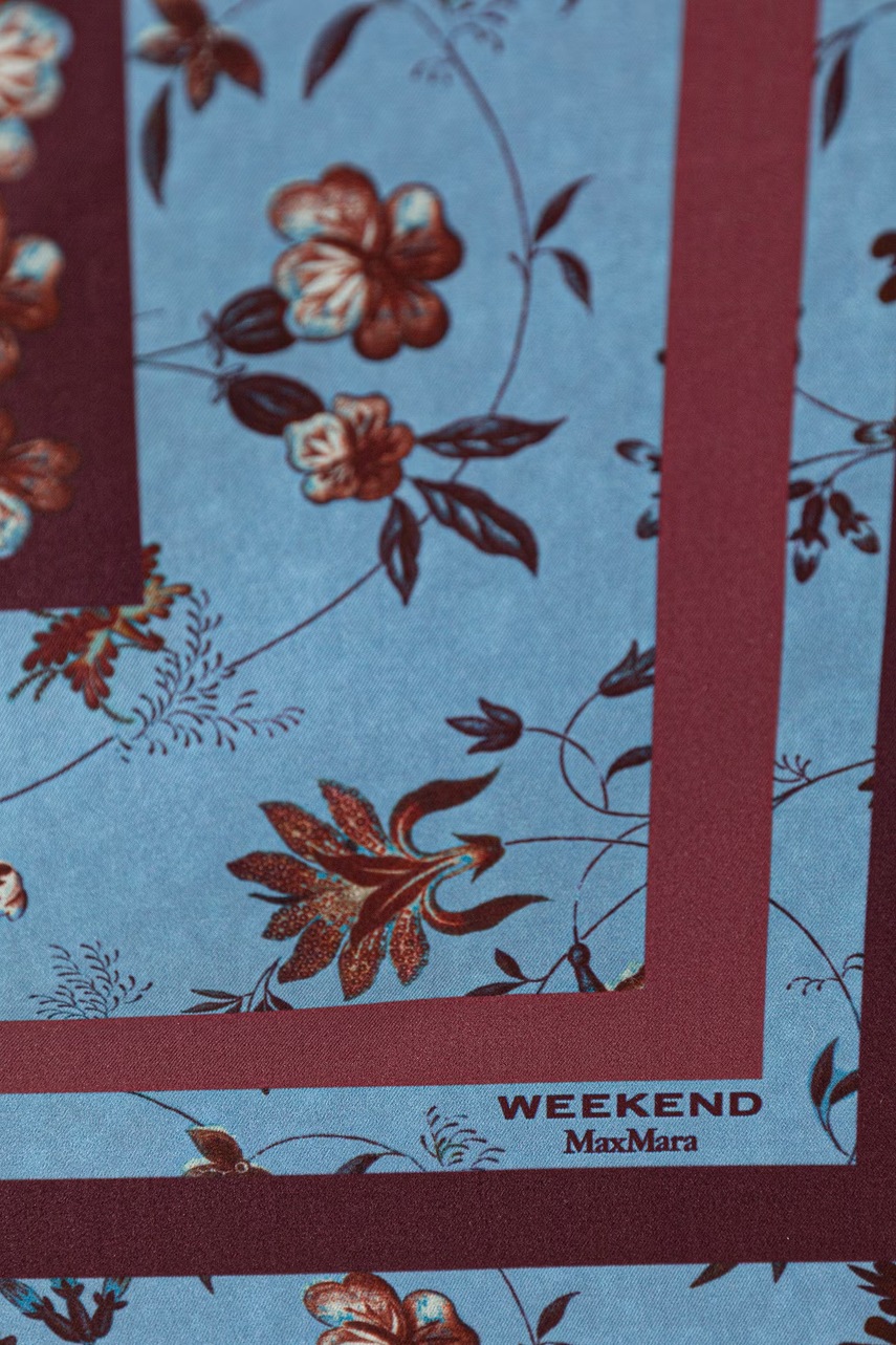 Weekend Max Mara  шалче дамско от коприна WKAONESTORING