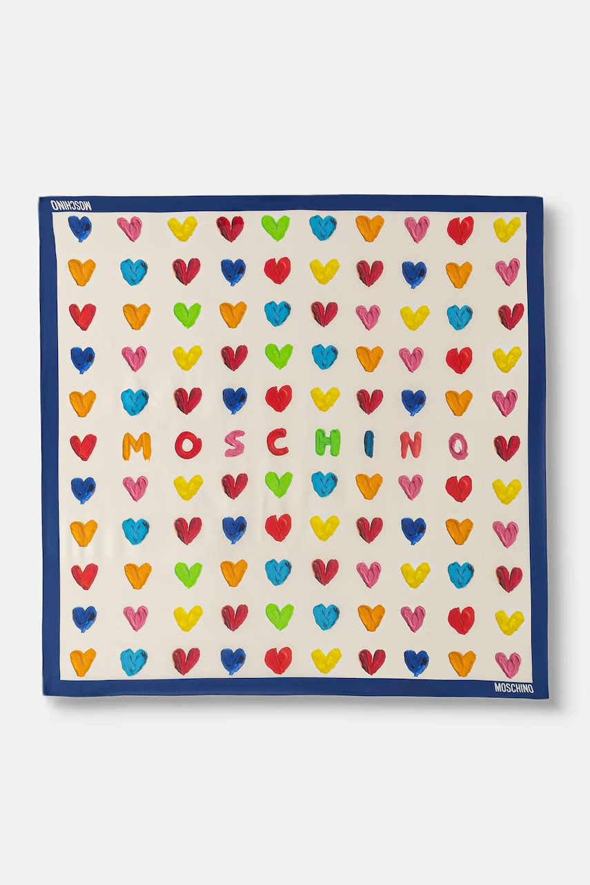 Moschino Foulard pentru femei de mătase