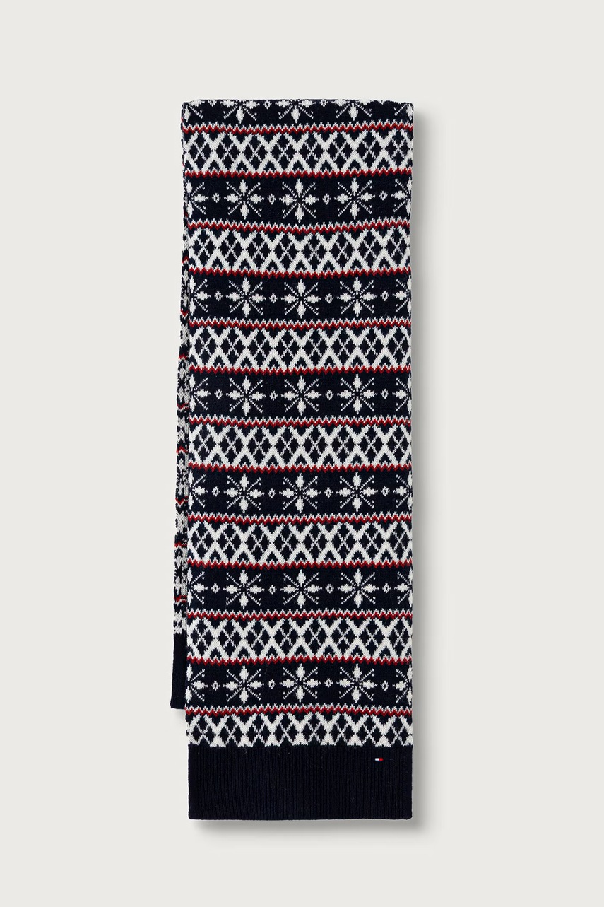Tommy Hilfiger kratki šal za muškarce s vunom