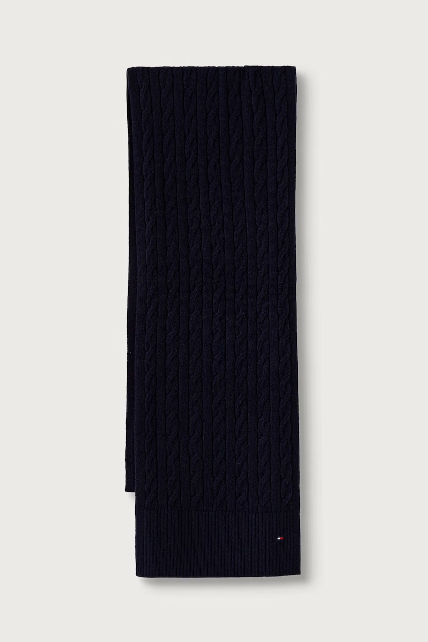 Tommy Hilfiger kratki šal za muškarce s vunom