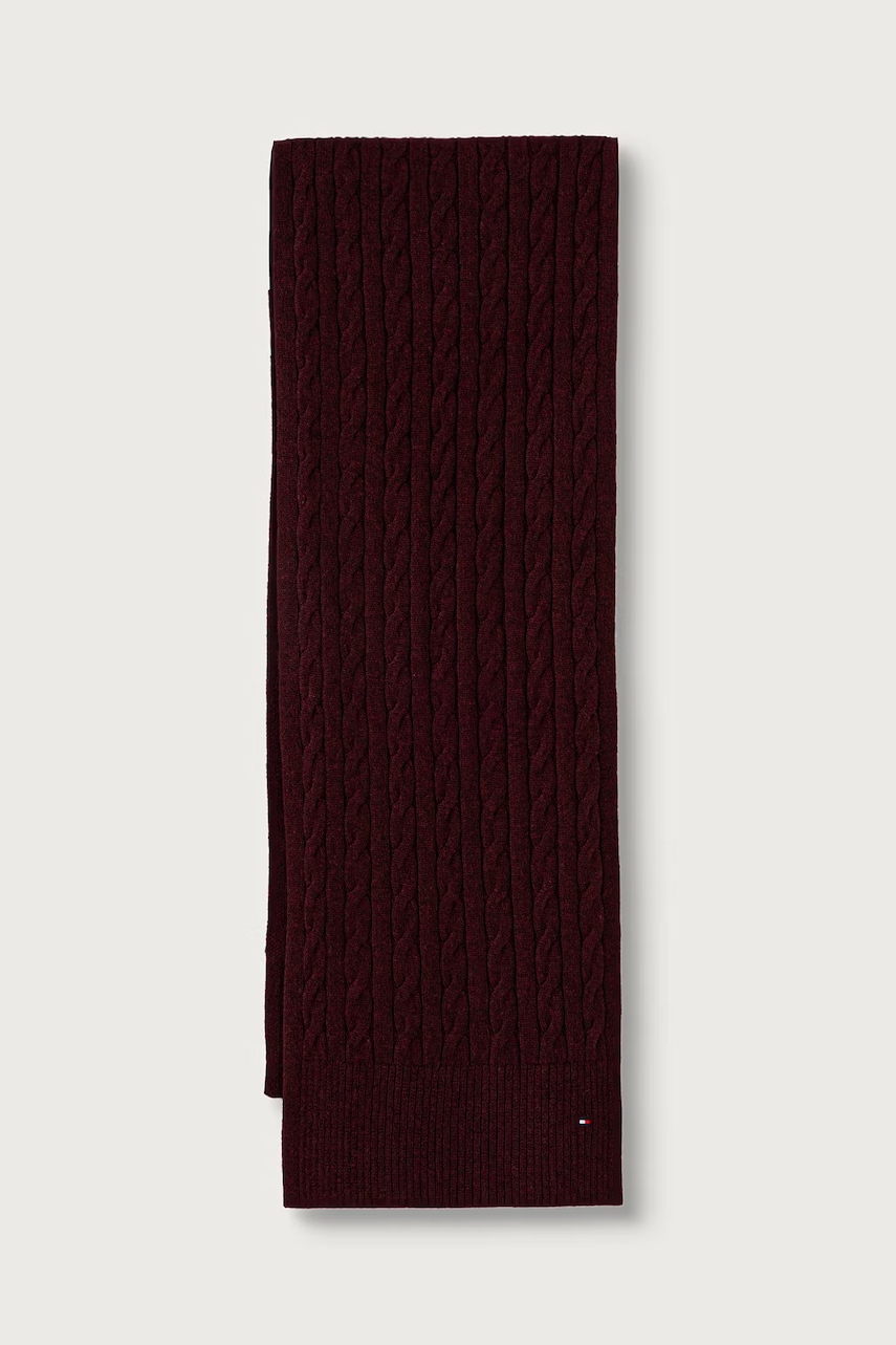 Tommy Hilfiger kratki šal za muškarce s vunom