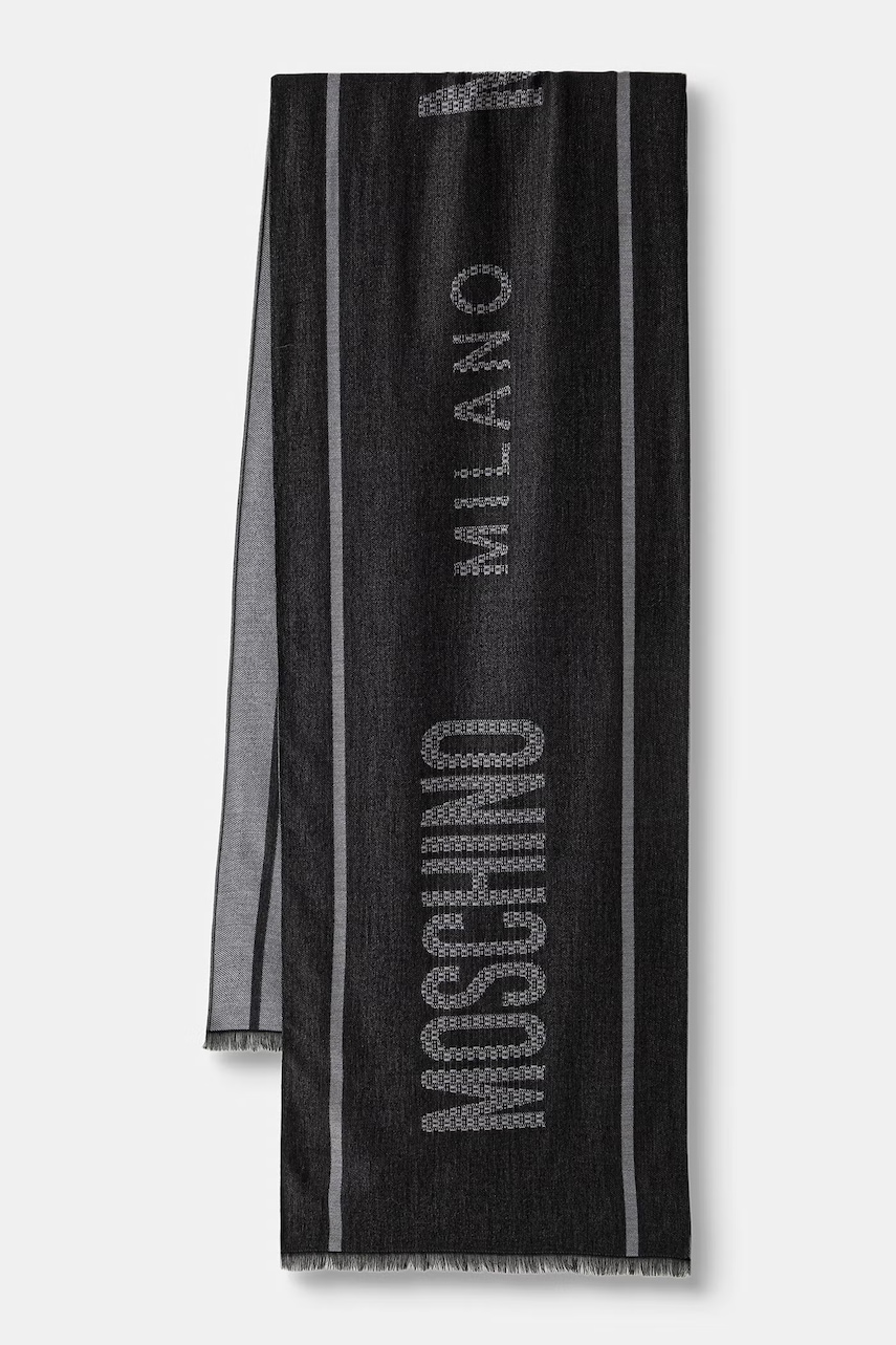 Moschino fular pentru bărbați cu lână