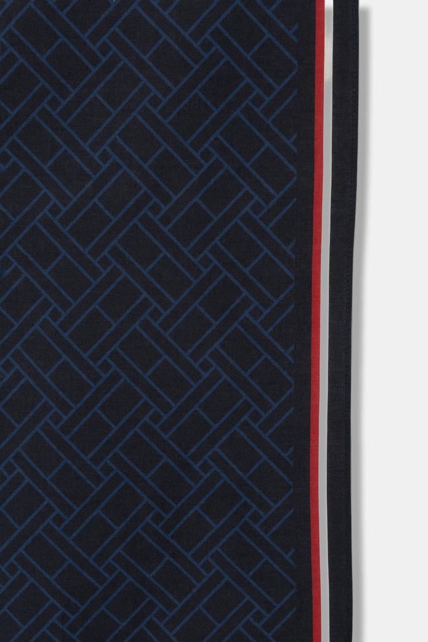 Tommy Hilfiger τετράγωνο μαντήλι ανδρικό βαμβακερό φωτογραφία