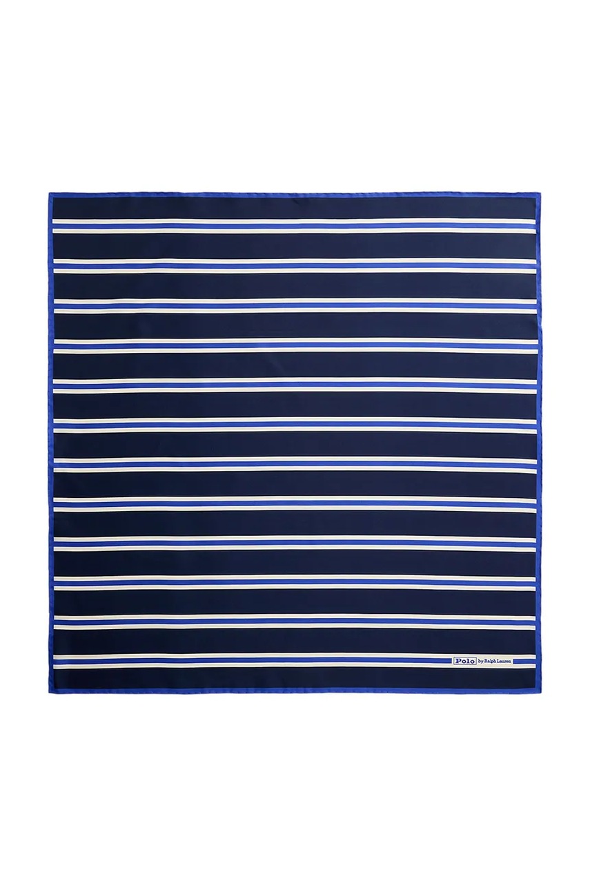 Polo Ralph Lauren τετράγωνο μαντήλι ανδρικό μεταξωτό φωτογραφία