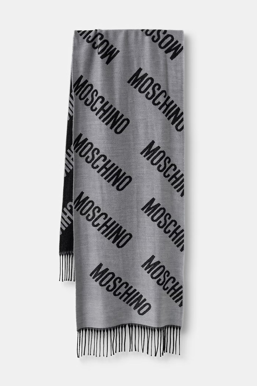 Moschino szalik wełniany