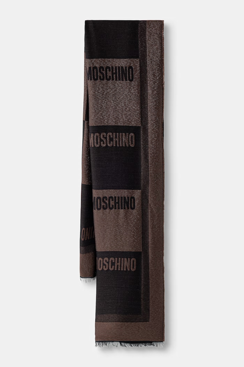 Moschino szalik z wełną
