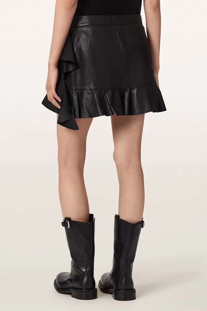 AllSaints φούστα δερμάτινη LUANA LEA