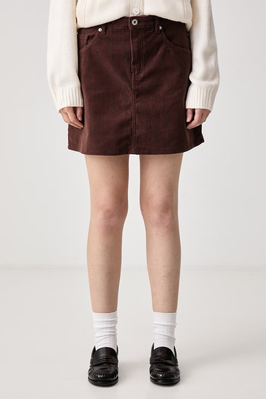 HUGO Blue  sukňa menčestrová Rami-1-W_B