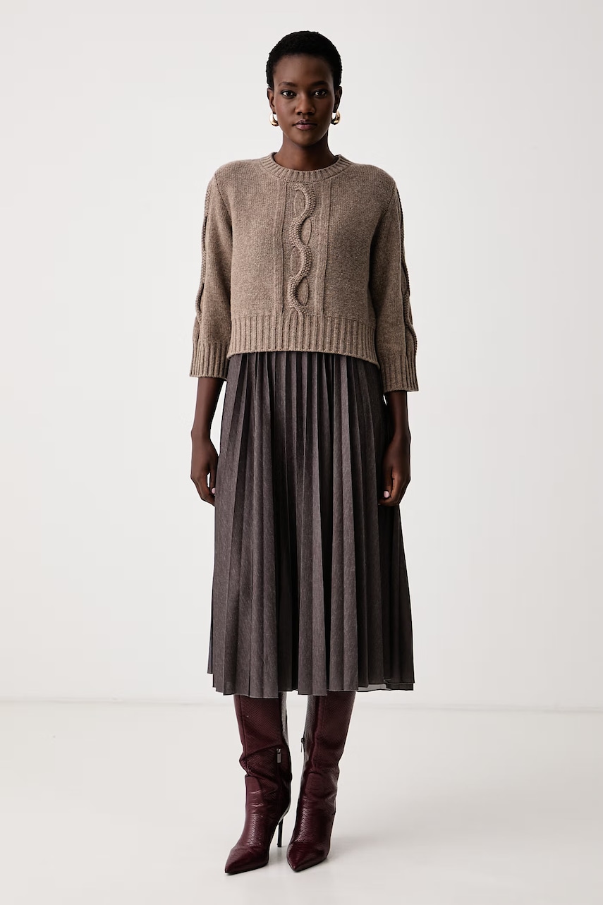 Weekend Max Mara φόρεμα πουλόβερ με πρόσμιξη μαλλιού WKDCALCO